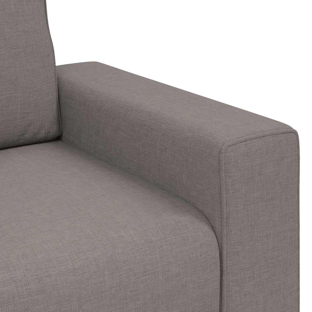 Canapé 2 places taupe 180x77x82 cm en tissu - XIOS