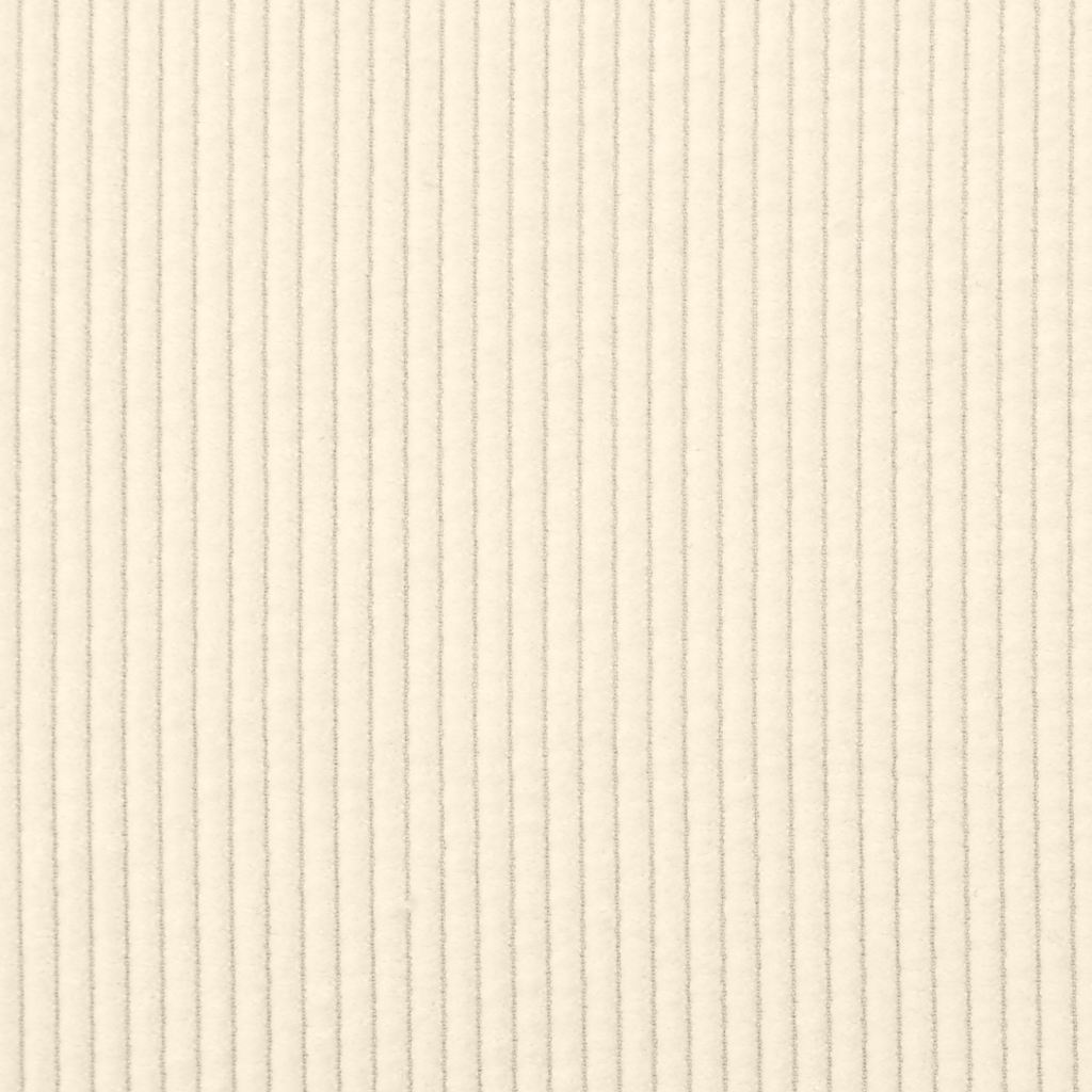Canapé deux places crème 160x77x82 cm en tissu velours côtelé - XIOS