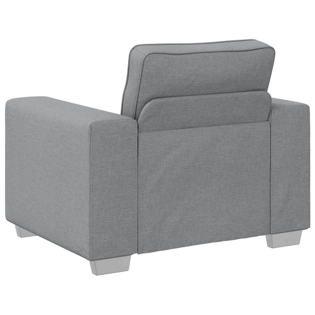 Canapé 59cm Gris clair tissu - XIOS