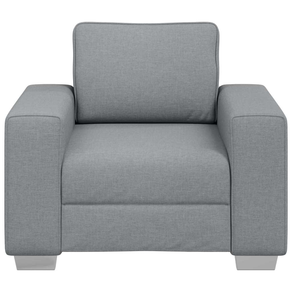 Canapé 59cm Gris clair tissu - XIOS