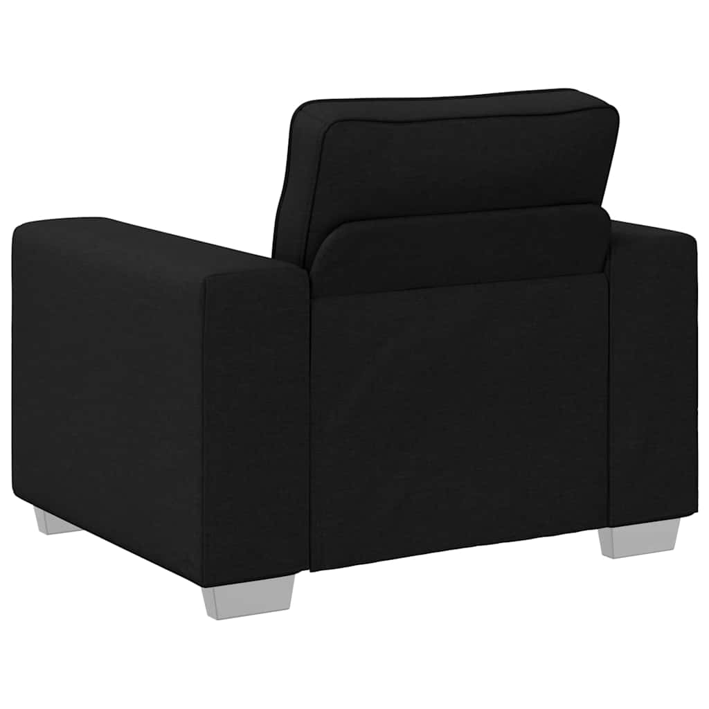 Canapé avec coussin Noir 100 x 77 x 82 cm tissu - XIOS