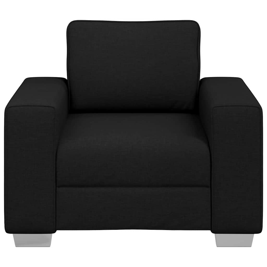 Canapé avec coussin Noir 100 x 77 x 82 cm tissu - XIOS