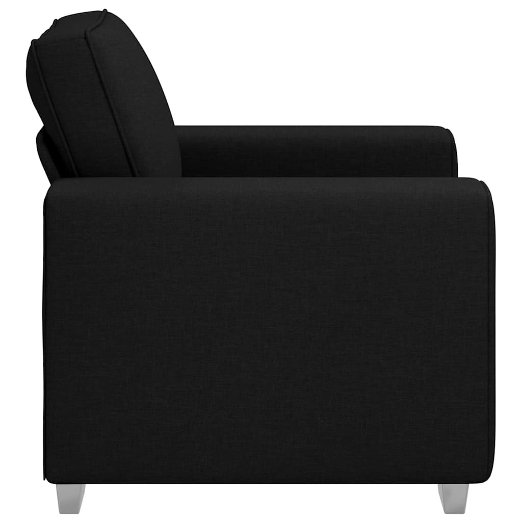 Canapé avec coussin Noir 100 x 77 x 82 cm tissu - XIOS