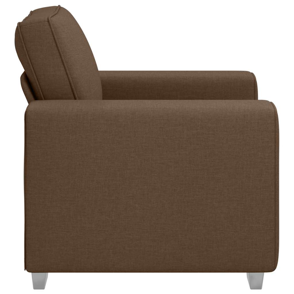Canapé avec coussin Marron 100 x 77 x 82 cm tissu - XIOS