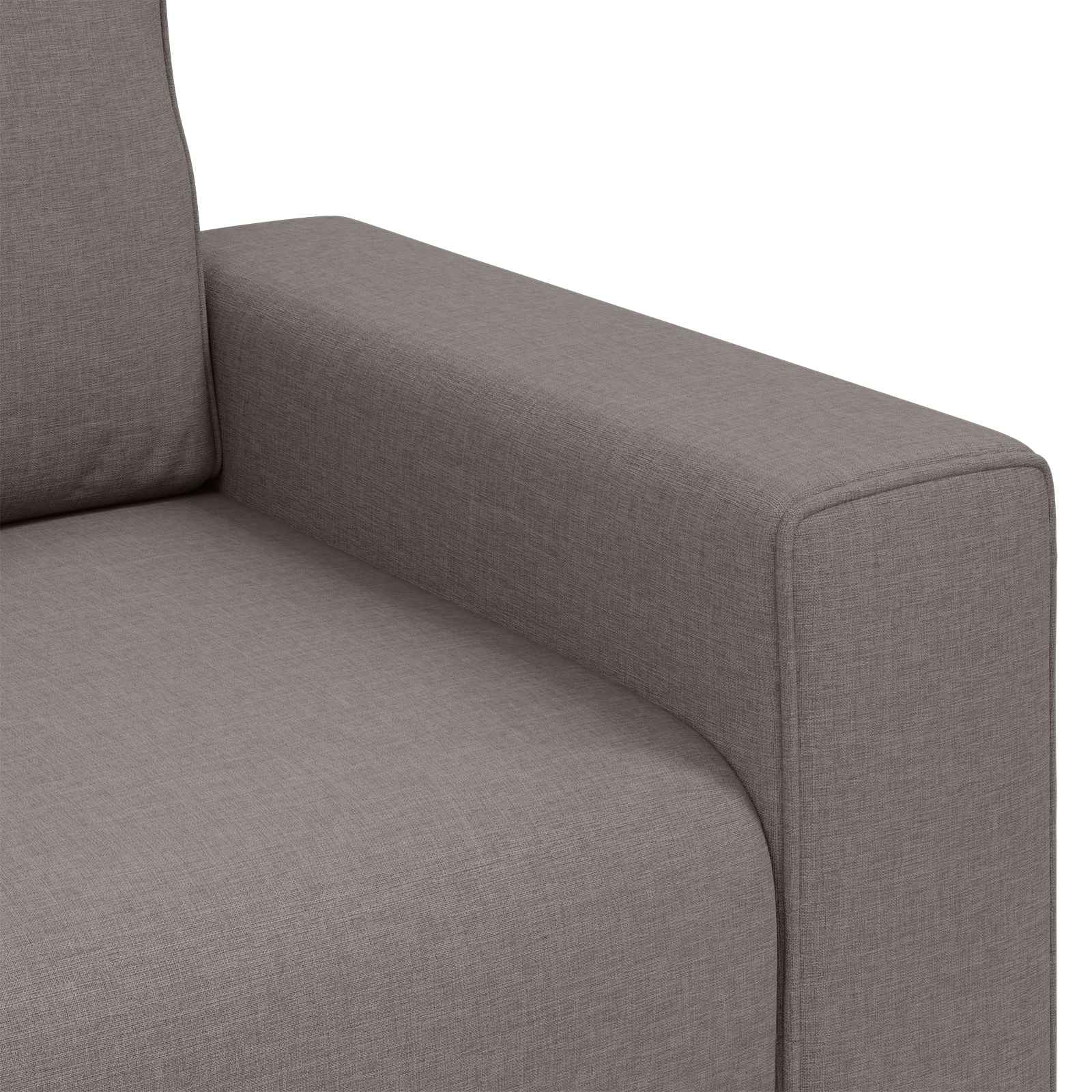 Canapé 59cm Taupe tissu - XIOS