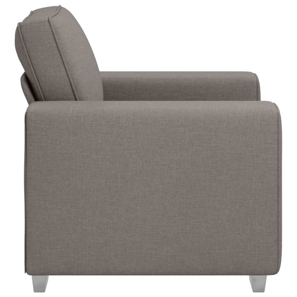 Canapé avec coussin Taupe 100 x 77 x 82 cm tissu - XIOS