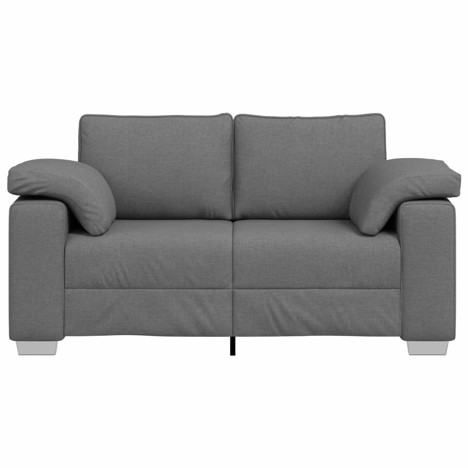 Canapé deux places Gris foncé 160 cm tissu - XIOS