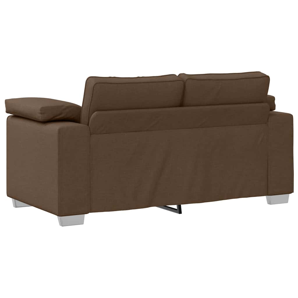 Canapé deux places Marron 160 cm tissu - XIOS
