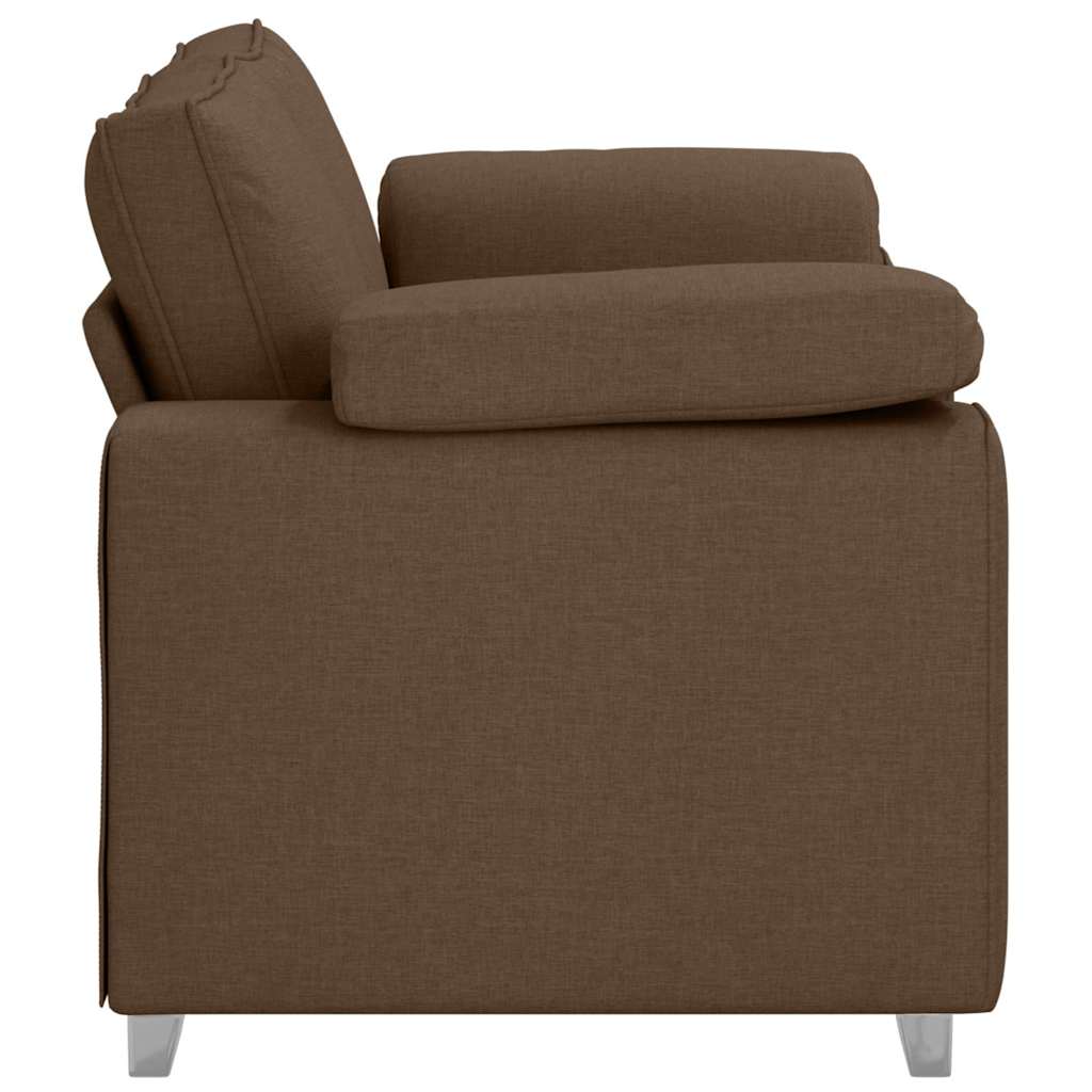 Canapé deux places Marron 160 cm tissu - XIOS