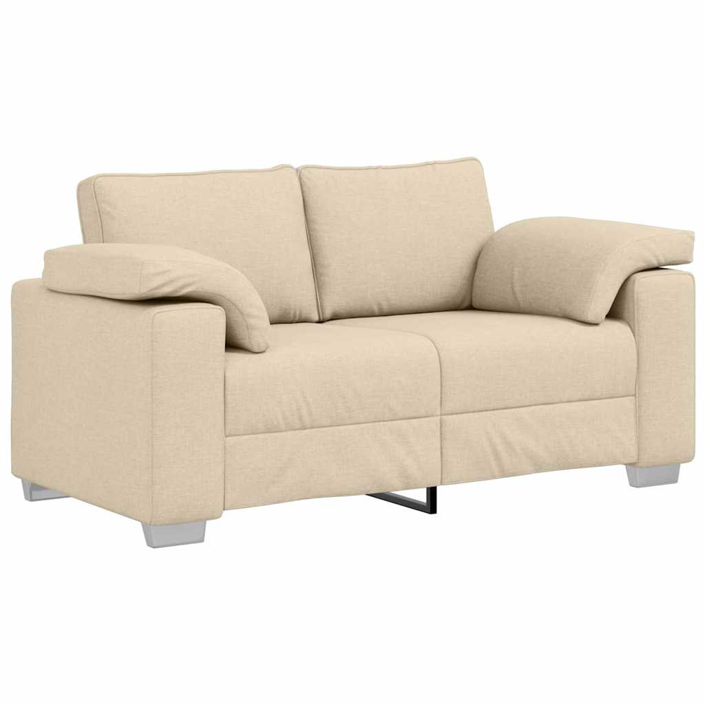 Canapé deux places Crème 160 cm tissu - XIOS