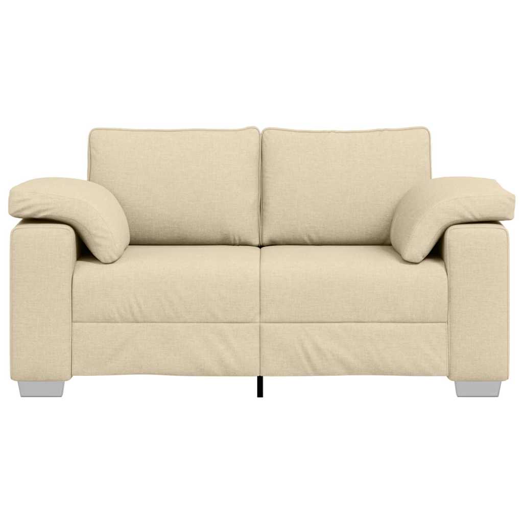 Canapé deux places Crème 160 cm tissu - XIOS