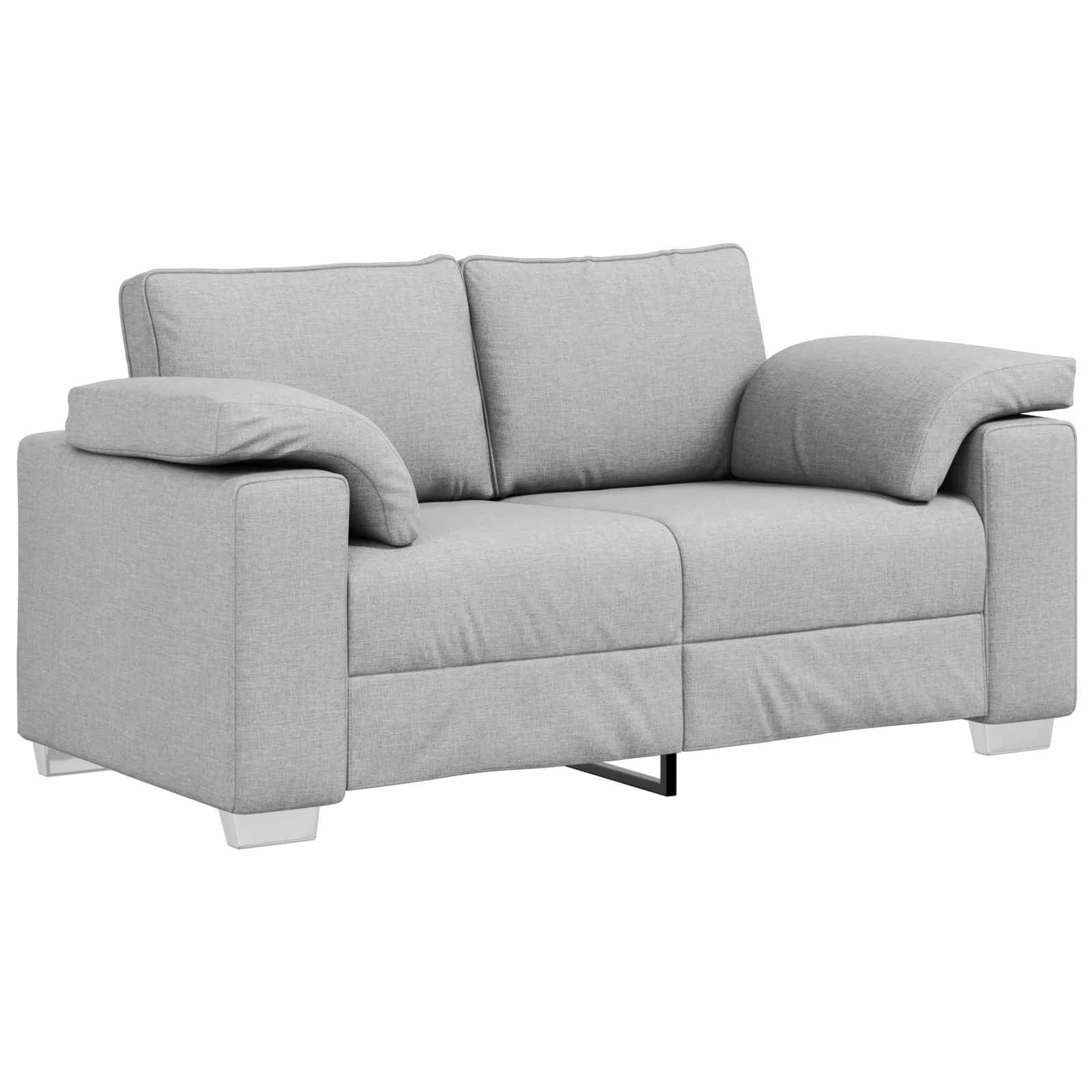Canapé deux places Gris nuage 160 cm tissu - XIOS