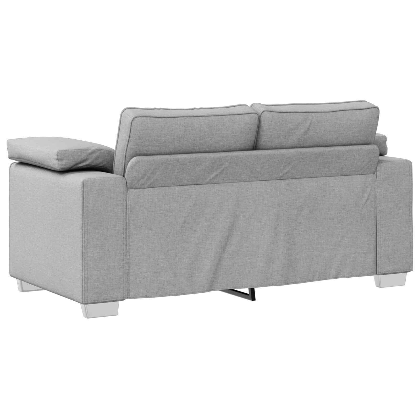 Canapé deux places Gris nuage 160 cm tissu - XIOS