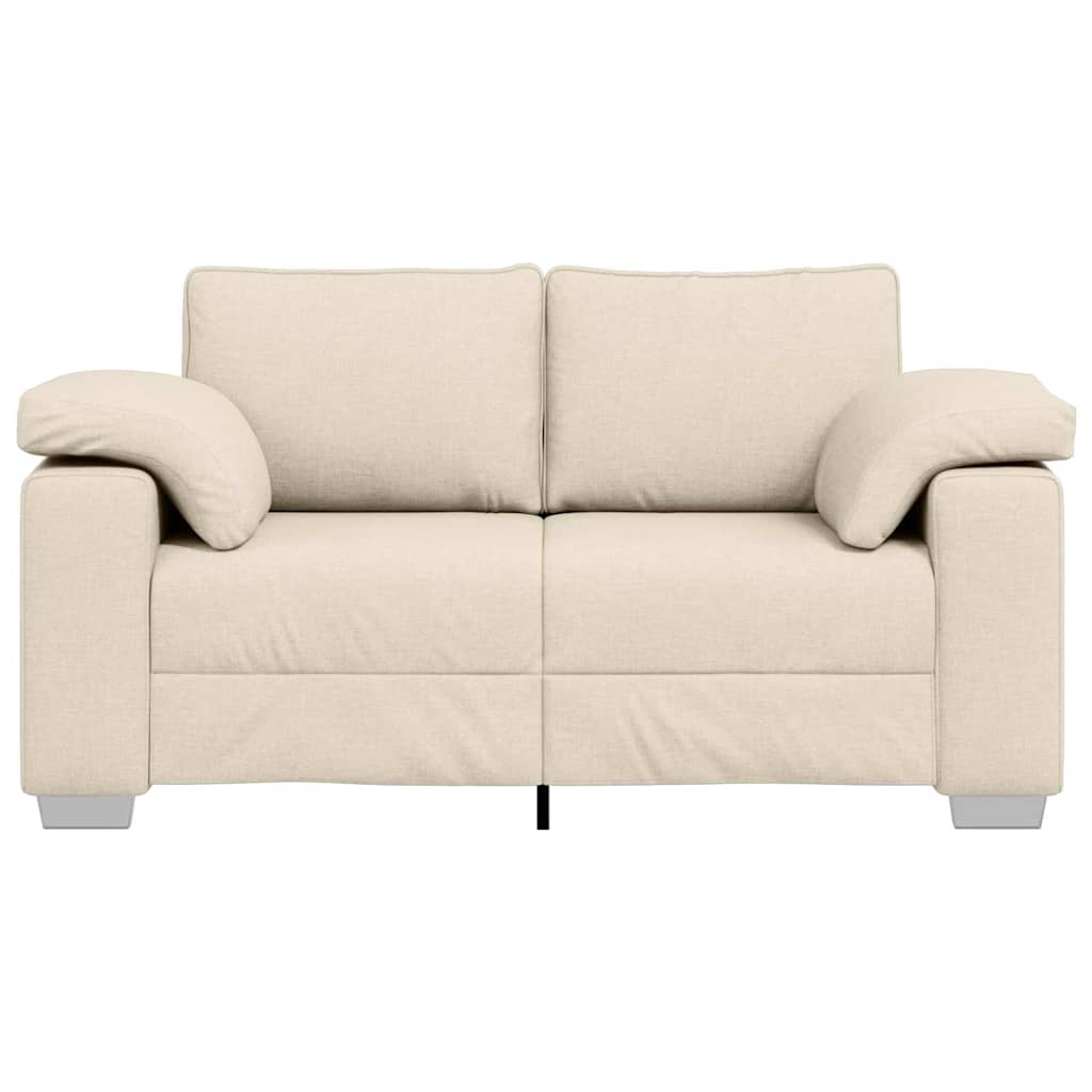 Canapé Beige 160 x 77 x 82 cm Tissu en lin mélangé - XIOS