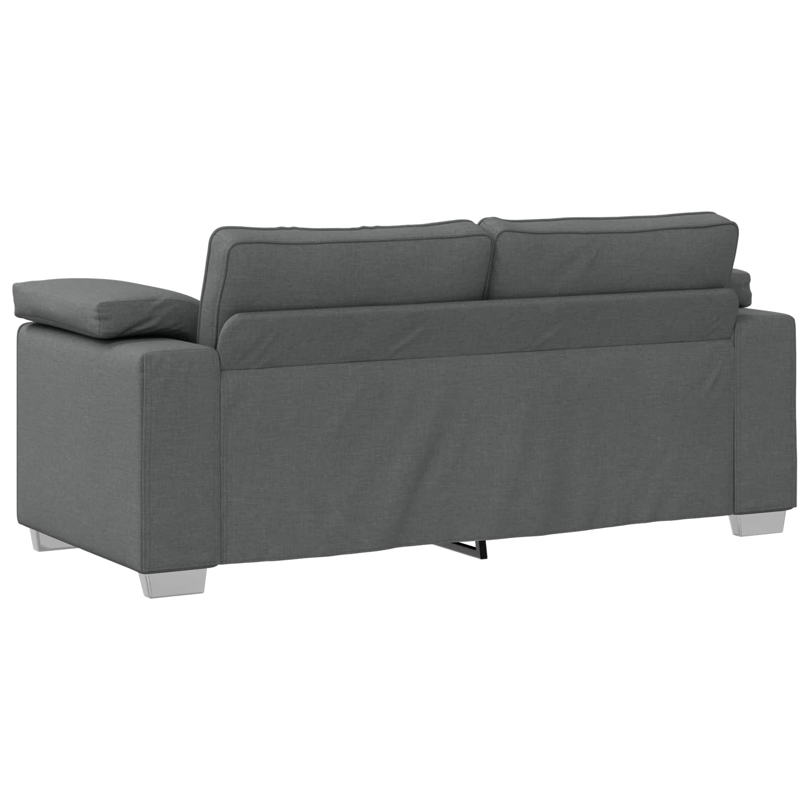 Canapé deux places Gris foncé 180 cm tissu - XIOS