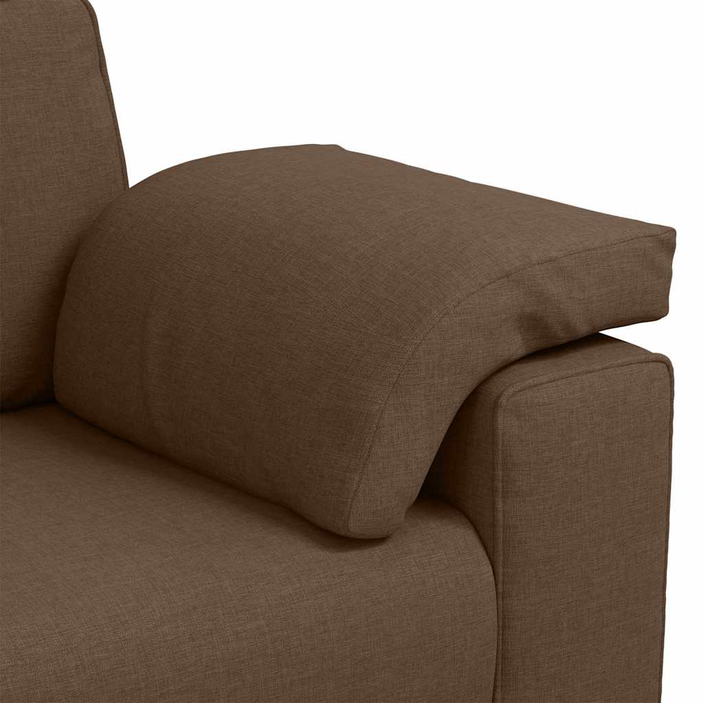 Canapé deux places Marron 180 cm tissu - XIOS