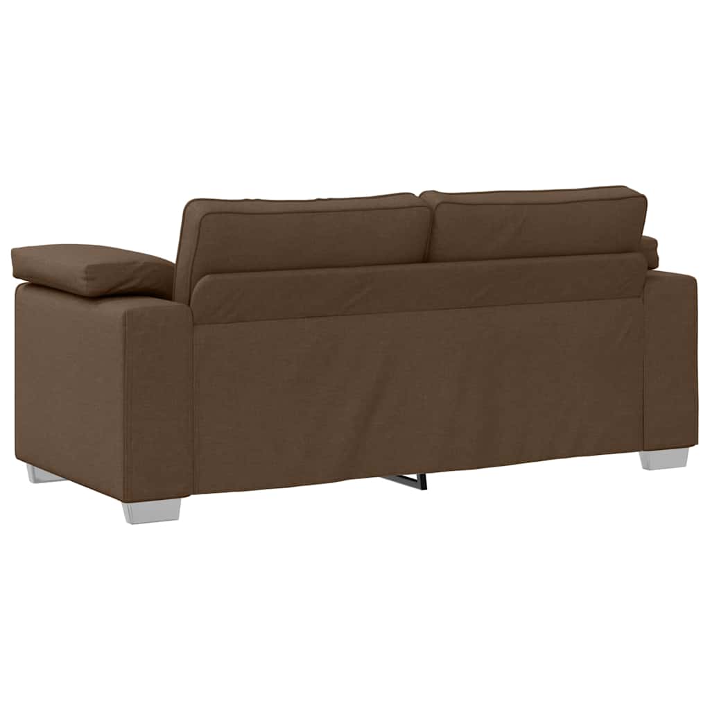 Canapé avec coussin Marron 180 x 77 x 82 cm tissu - XIOS