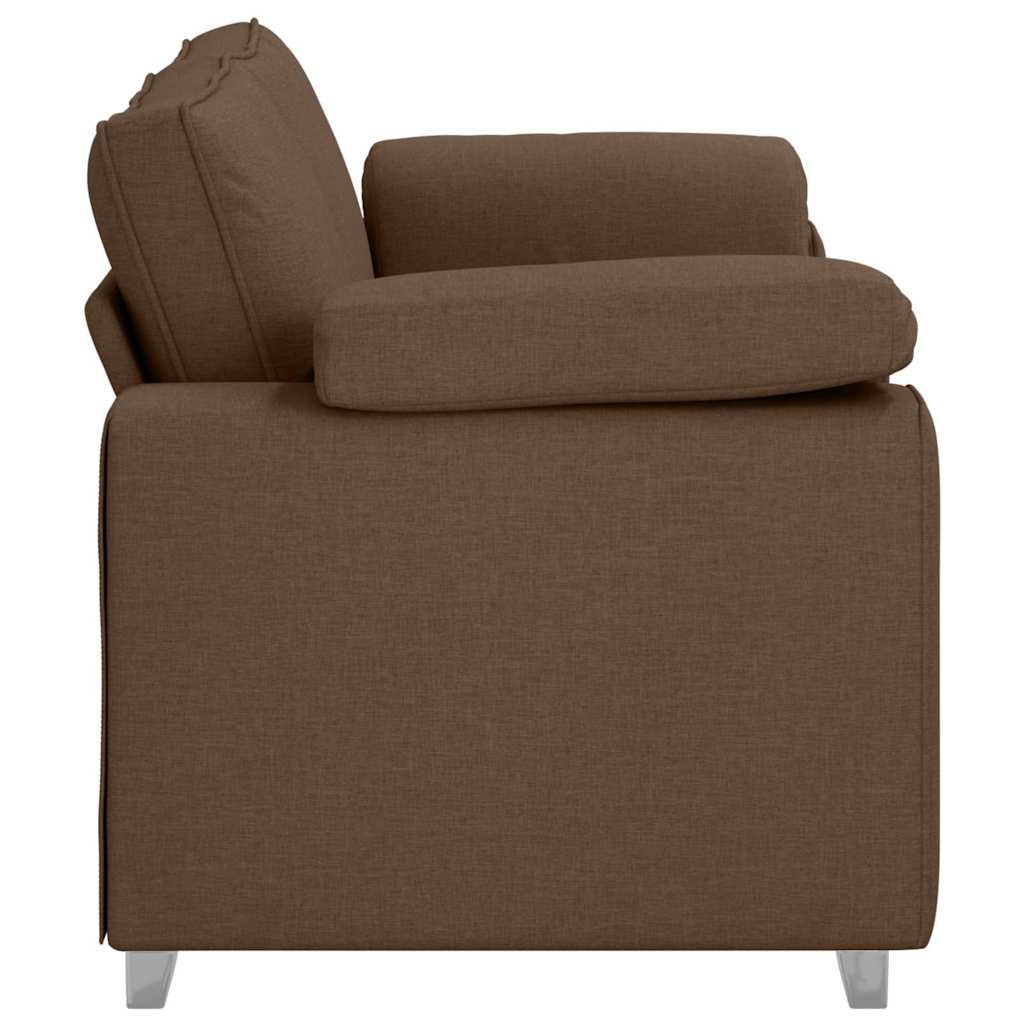 Canapé deux places Marron 180 cm tissu - XIOS