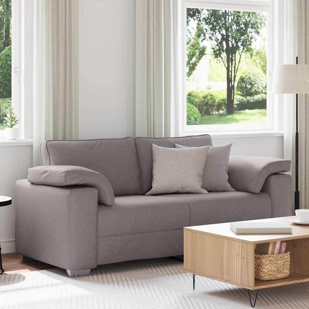Canapé deux places Taupe 180 cm tissu - XIOS