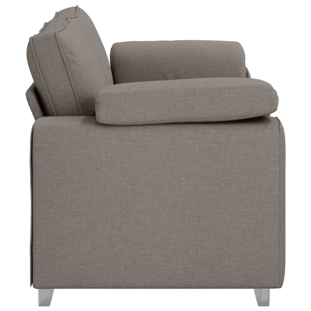 Canapé avec coussin Taupe 180 x 77 x 82 cm tissu - XIOS