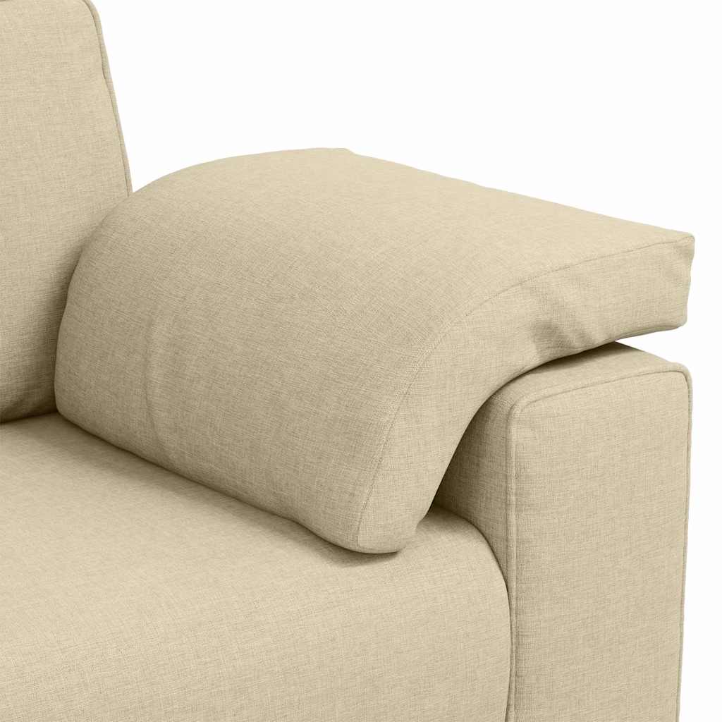 Canapé deux places Crème 180 cm tissu - XIOS