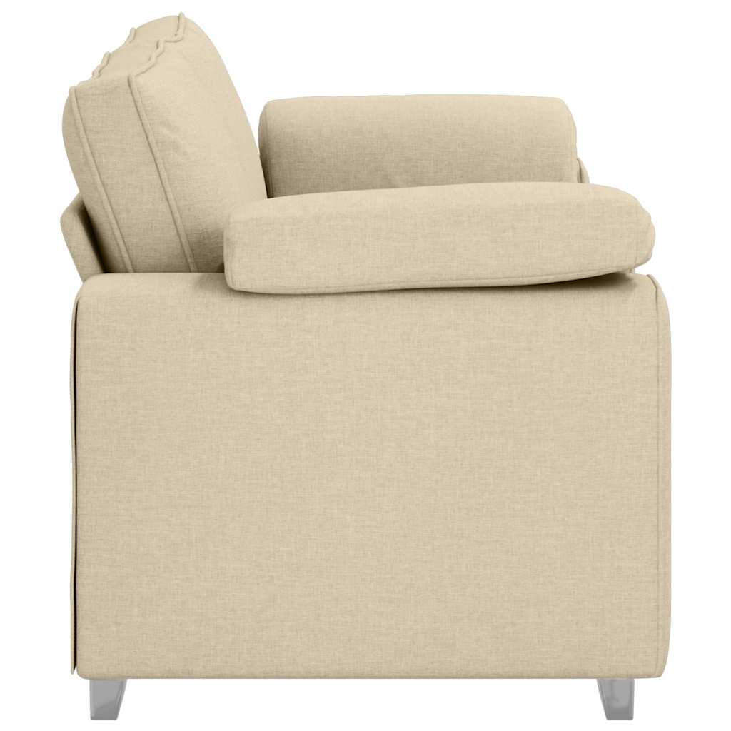 Canapé deux places Crème 180 cm tissu - XIOS