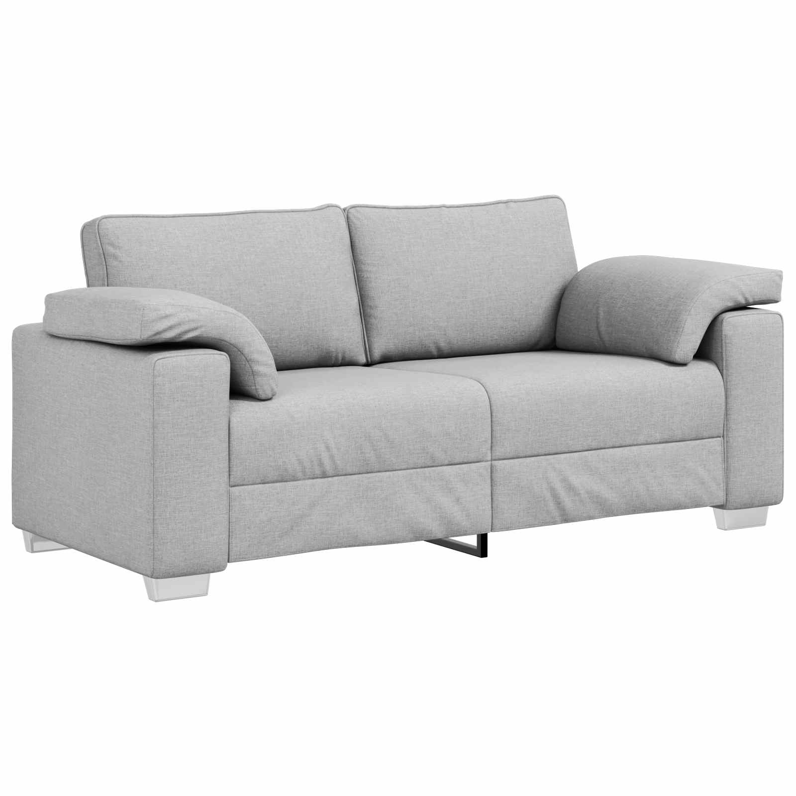Canapé deux places Gris nuage 180 cm tissu - XIOS