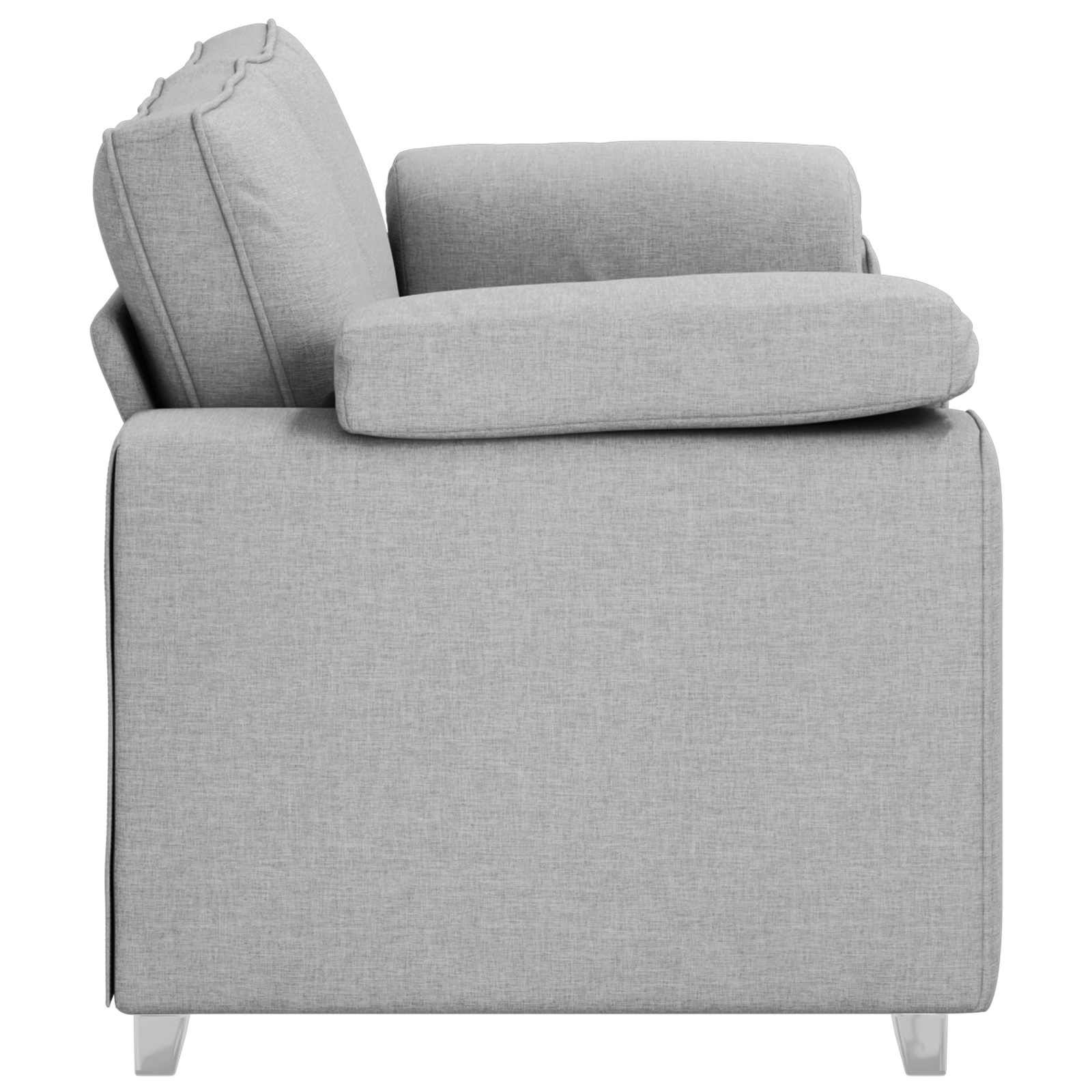 Canapé deux places Gris nuage 180 cm tissu - XIOS