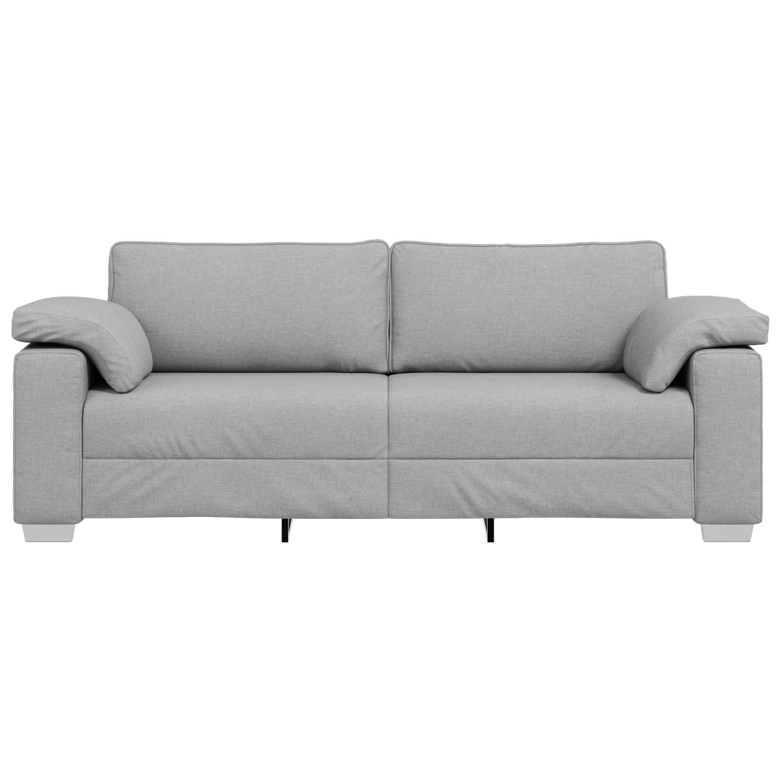 Sofa 3 places Gris nuage 220 cm tissu