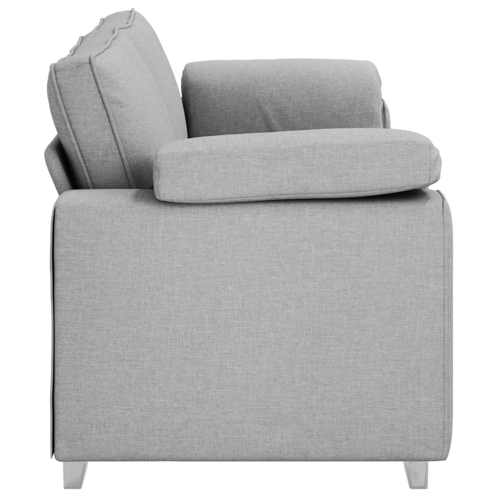 Sofa 3 places Gris nuage 220 cm tissu