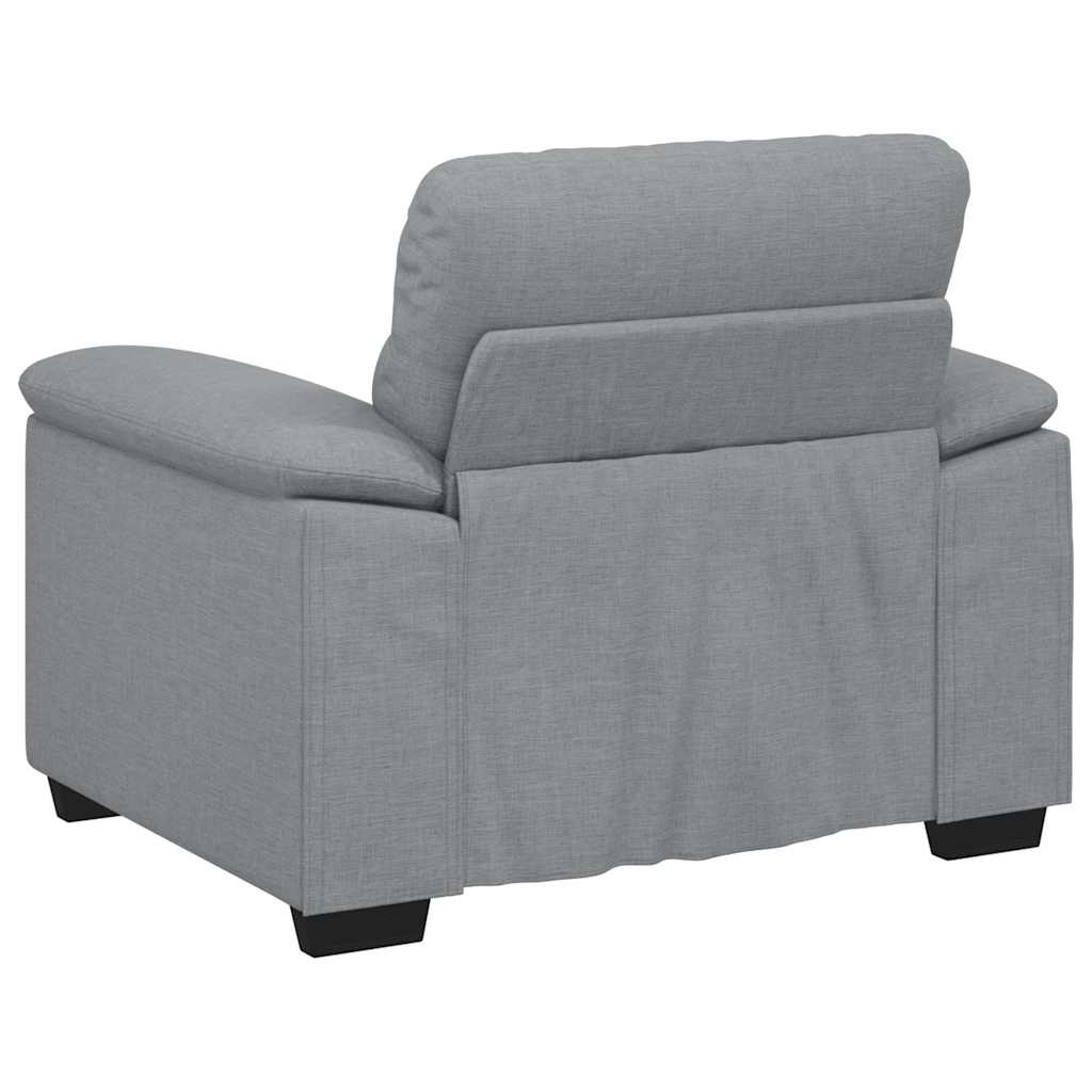Fauteuil gris clair 60 cm tissu - XIOS