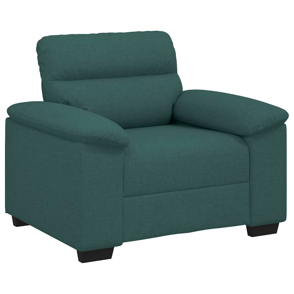 Canapé/Fauteuil vert foncé 100x81x84 cm en tissu - XIOS