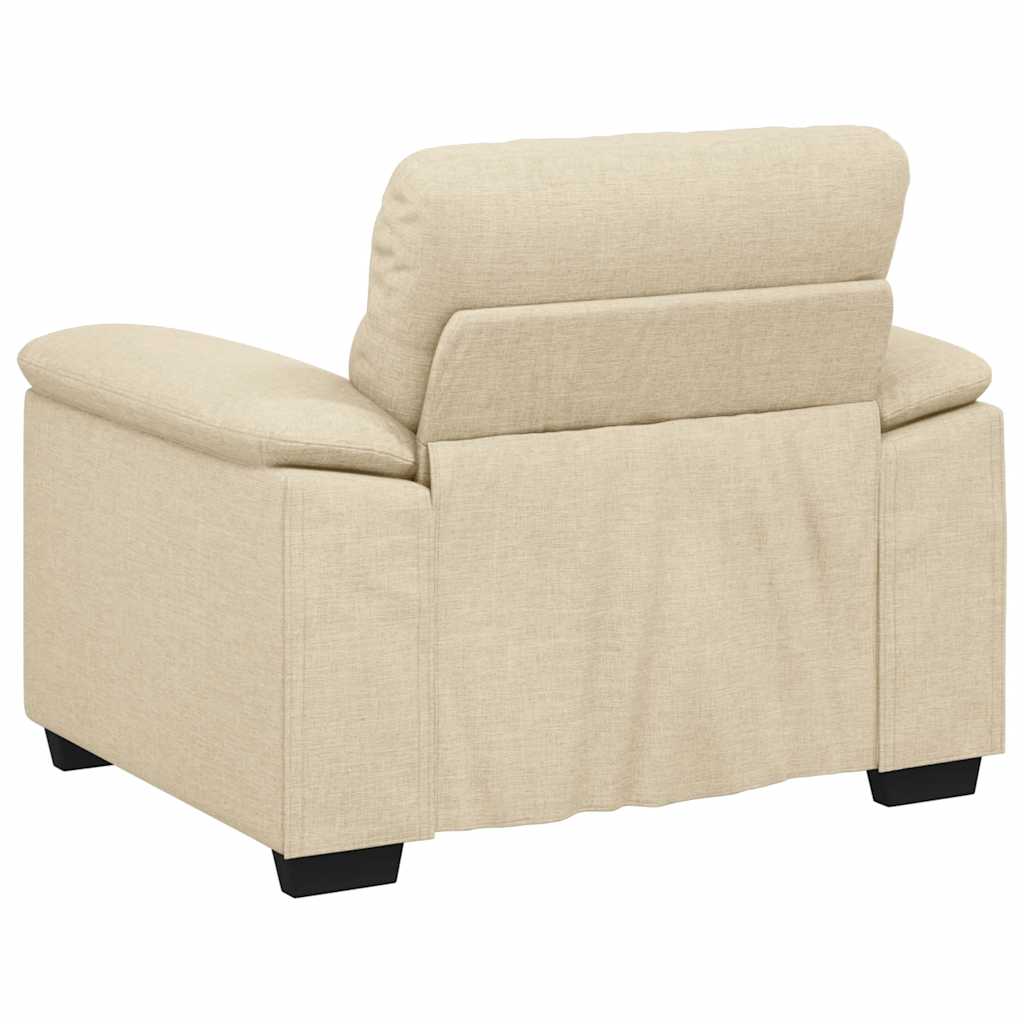 Canapé/Fauteuil crème 100x81x84 cm tissu - XIOS