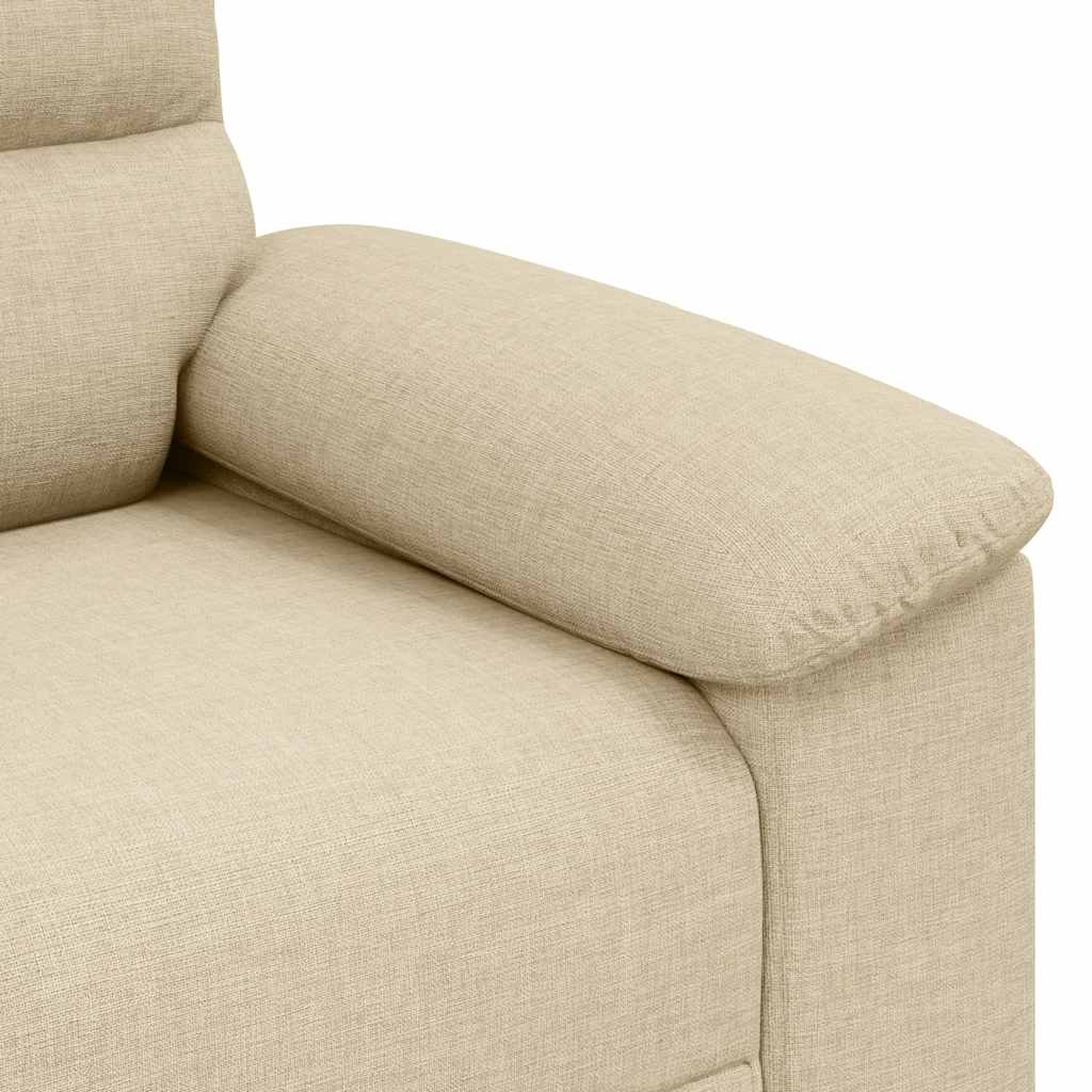 Canapé/Fauteuil crème 100x81x84 cm tissu - XIOS