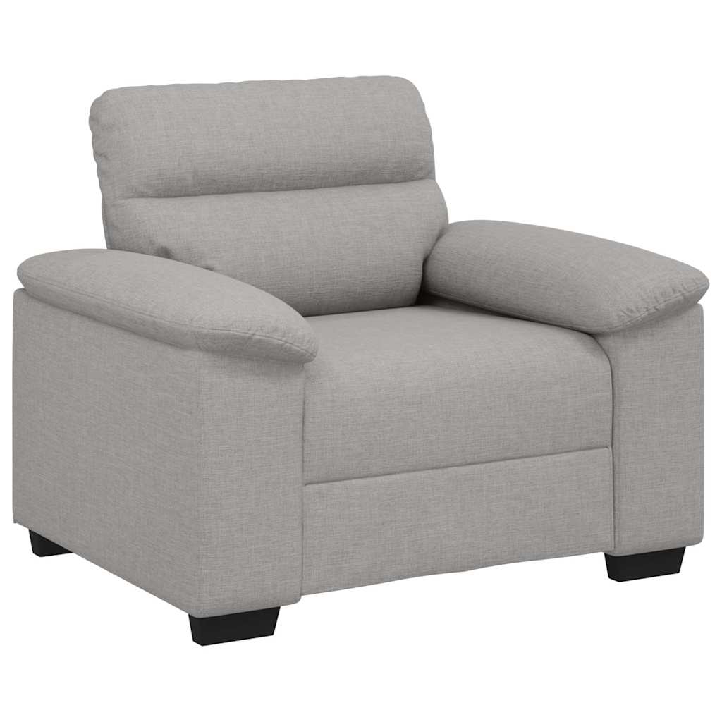 Canapé/Fauteuil Gris Nuage 100x81x84 cm tissu - XIOS