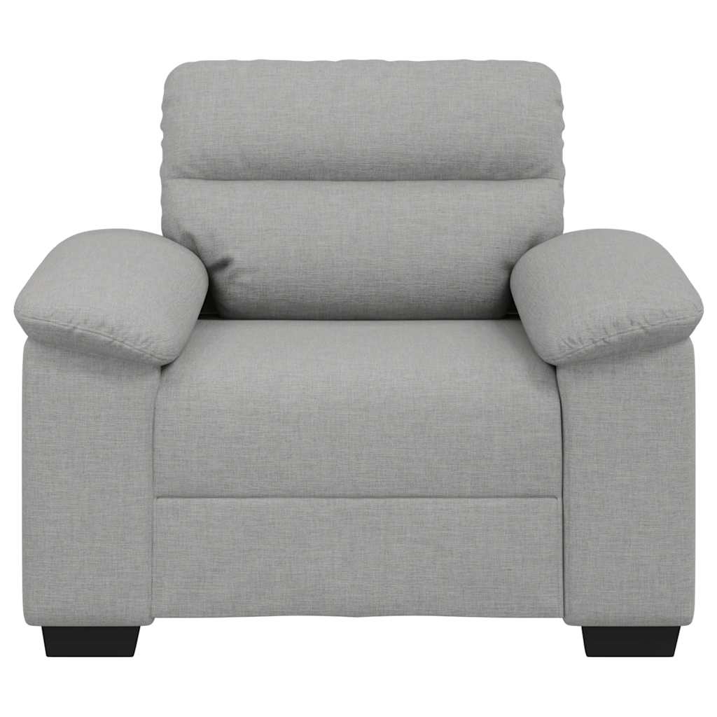 Canapé/Fauteuil Gris Nuage 100x81x84 cm tissu - XIOS