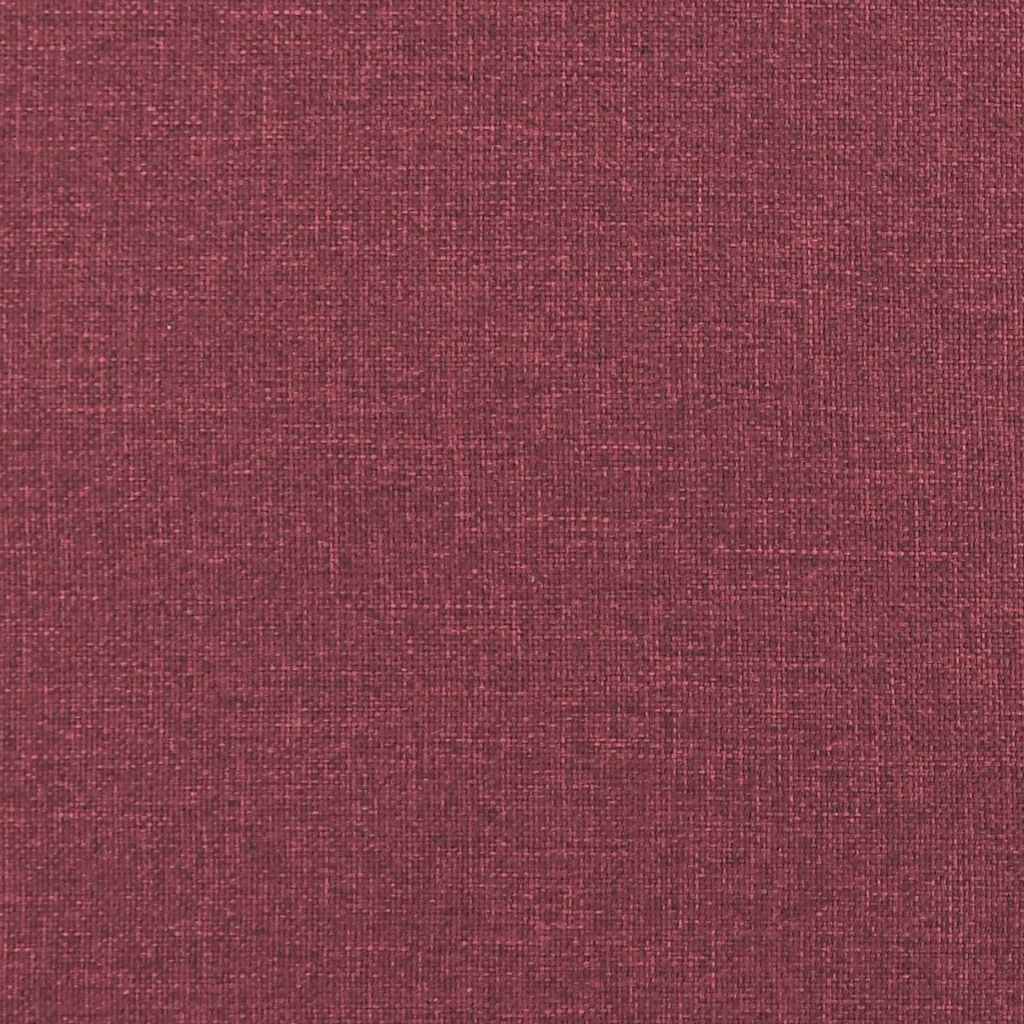 Canapé 2 places rouge vin 160 x 81 x 84 cm en tissu - XIOS