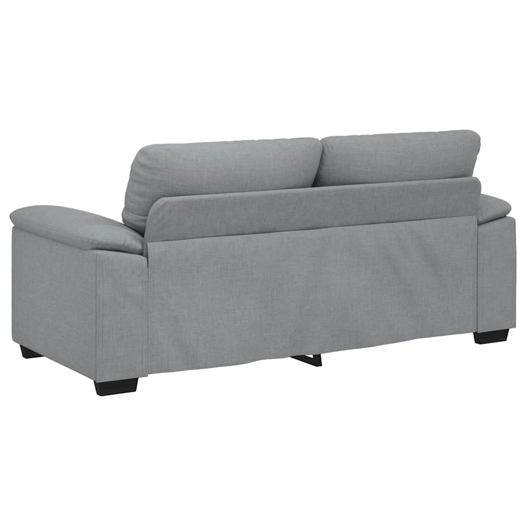 Canapé à 2 places gris clair 180x81x84 cm tissu - XIOS