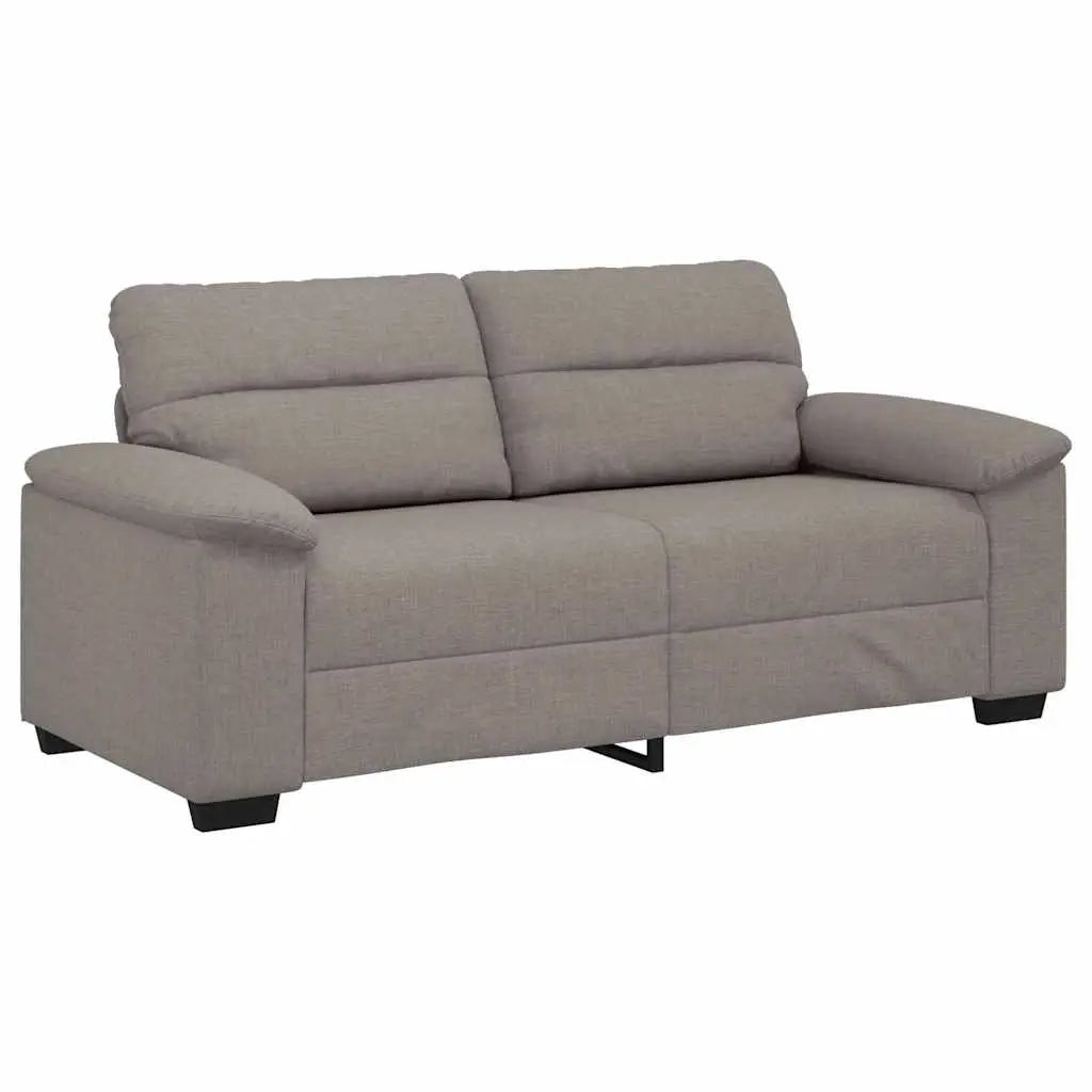 Canapé 2 places taupe 180x81x84 cm en tissu - XIOS