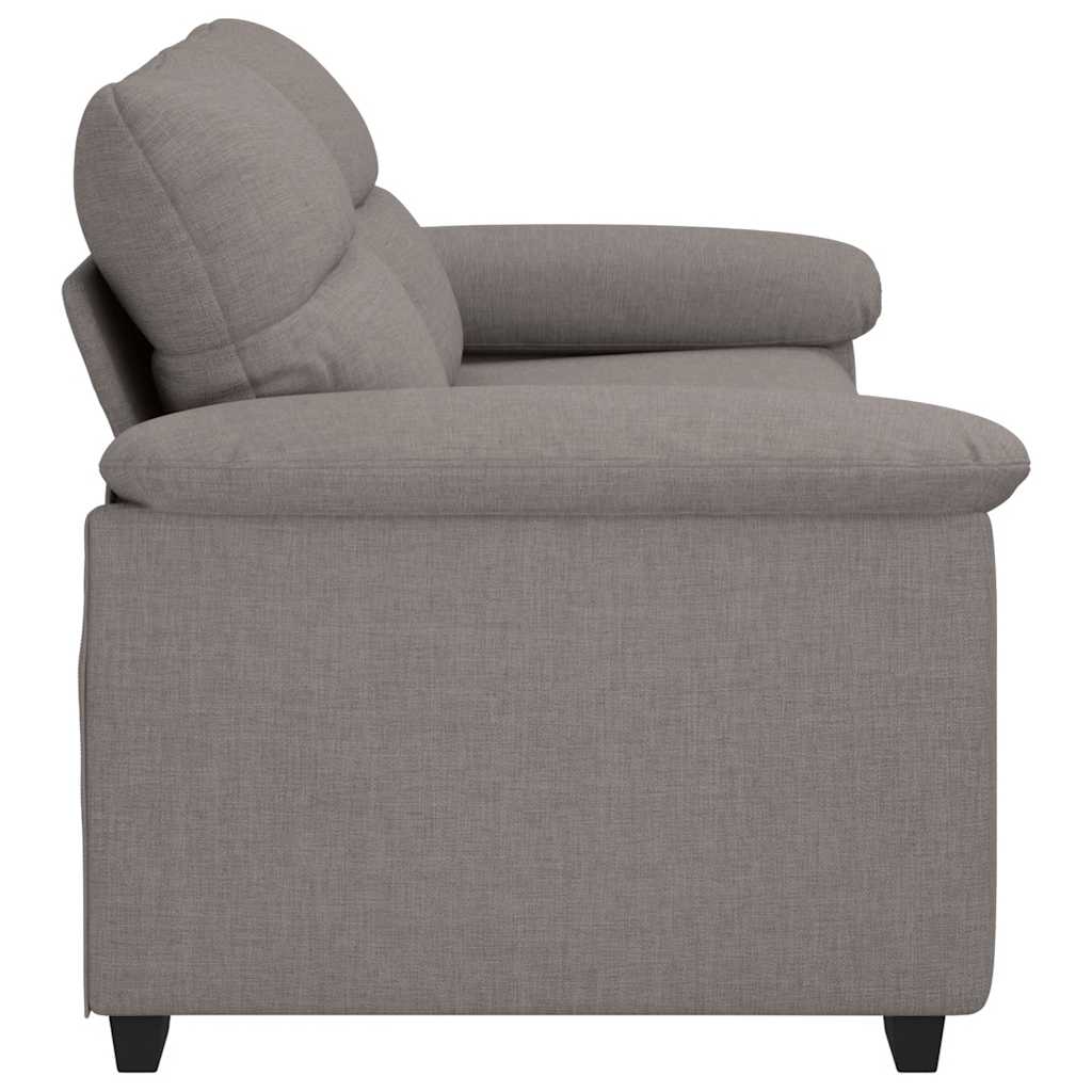 Canapé 2 places taupe 180x81x84 cm en tissu - XIOS