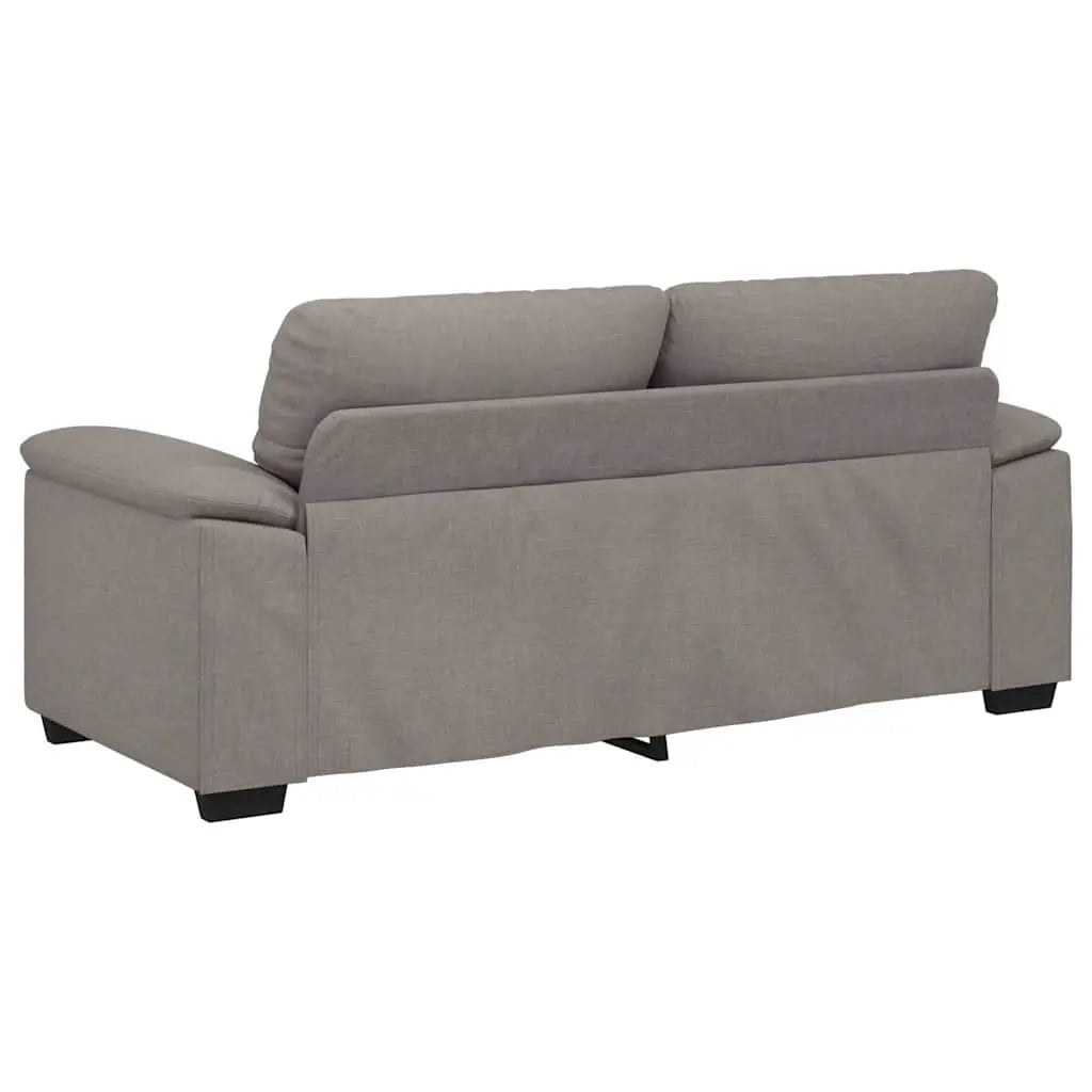 Canapé 2 places taupe 180x81x84 cm en tissu - XIOS