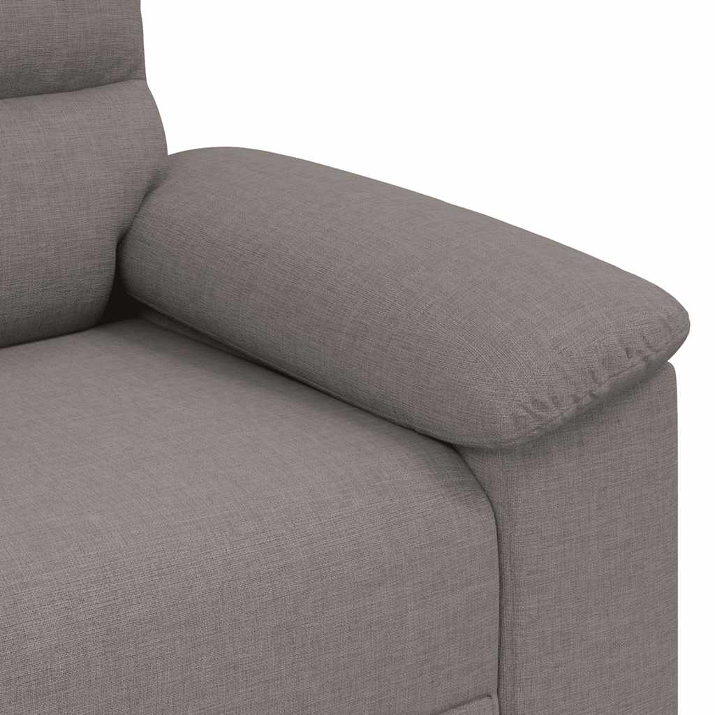Canapé 2 places taupe 180x81x84 cm en tissu - XIOS