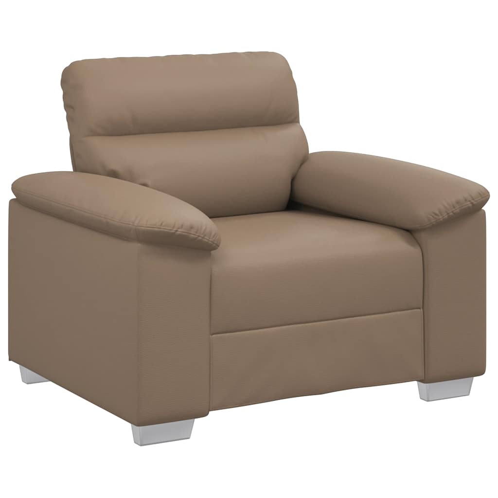 Fauteuil cappuccino 60 cm similicuir - XIOS