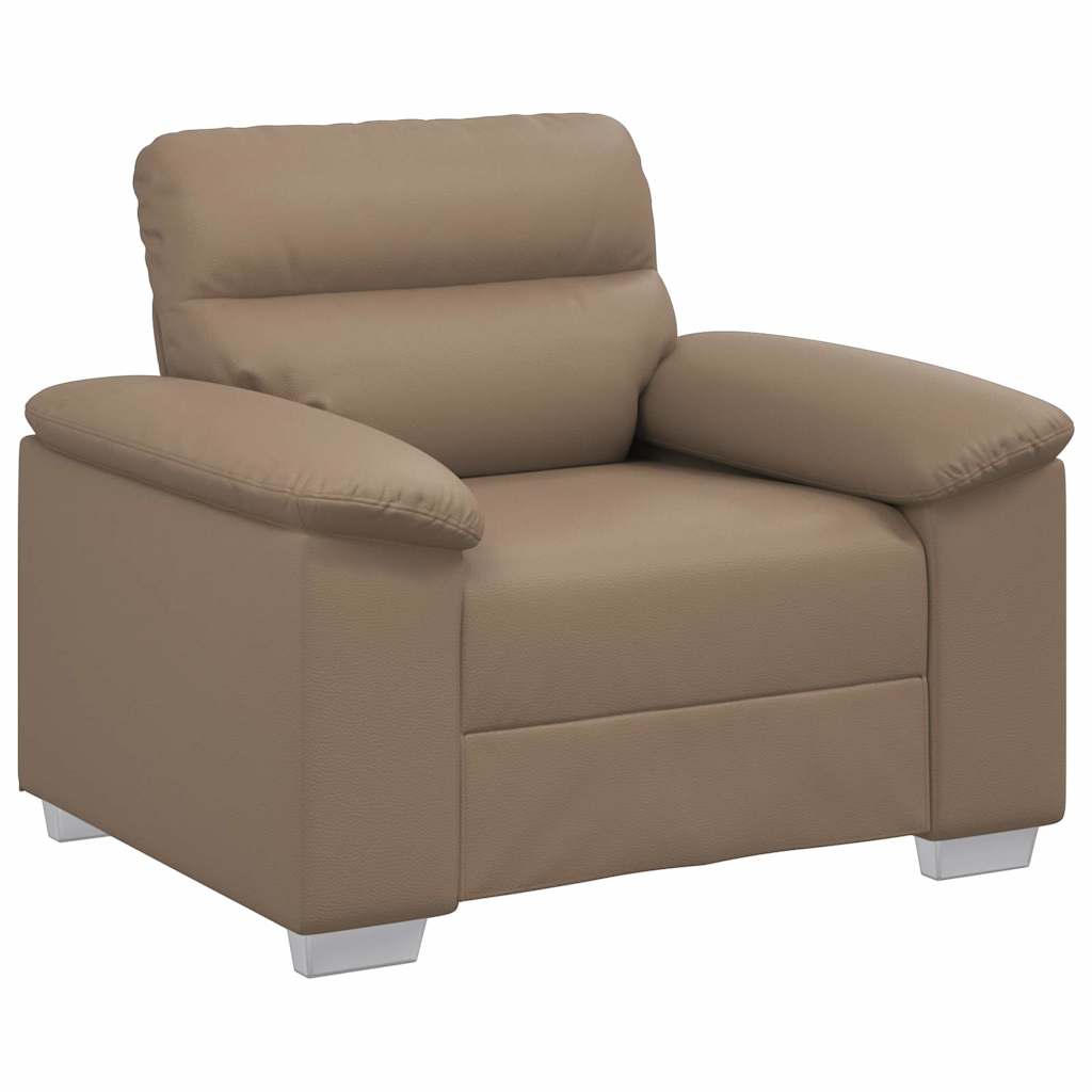 Fauteuil cappuccino 100x81x84 cm similicuir