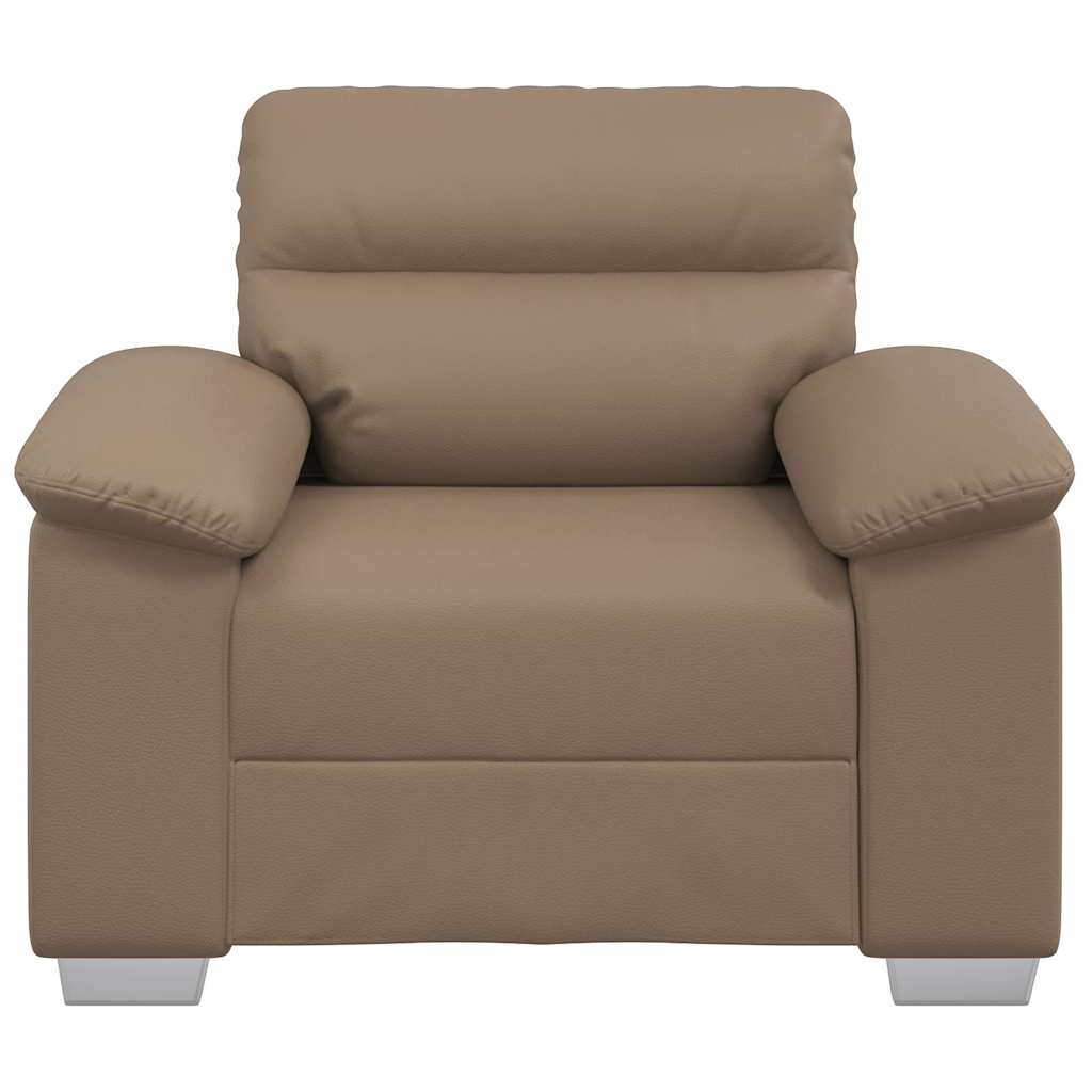 Fauteuil cappuccino 60 cm similicuir - XIOS