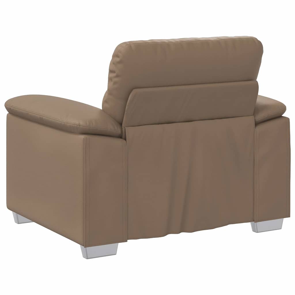 Fauteuil cappuccino 60 cm similicuir - XIOS