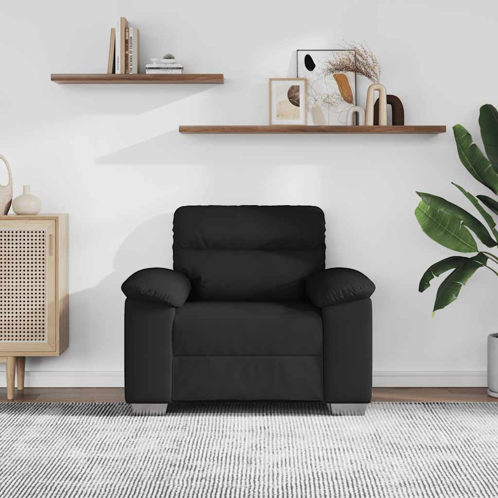 Fauteuil noir 100x81x84 cm similicuir - XIOS