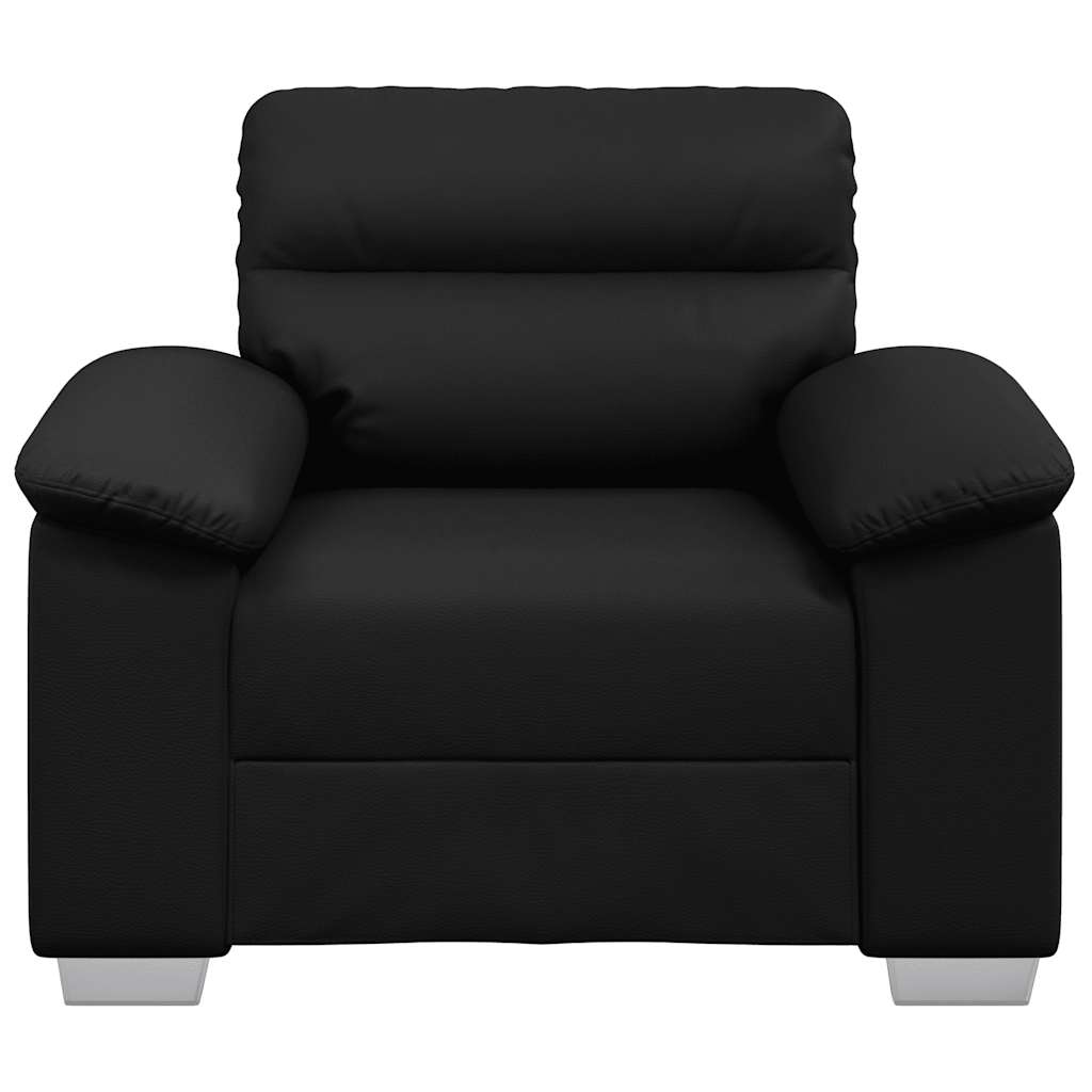 Fauteuil noir 60 cm similicuir - XIOS