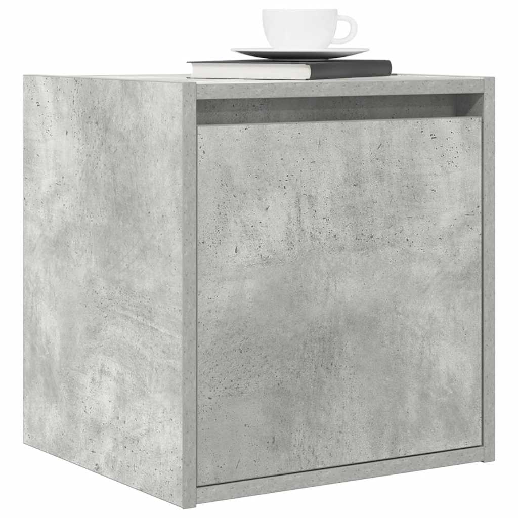 Tables de chevet murales 2 pcs gris béton 38x34x40 cm - XIOS