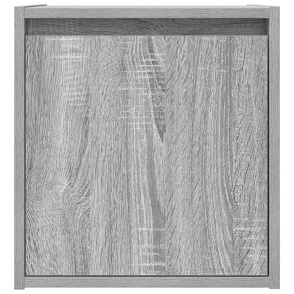 Tables de chevet murales 2 pcs sonoma gris 38x34x40 cm - XIOS